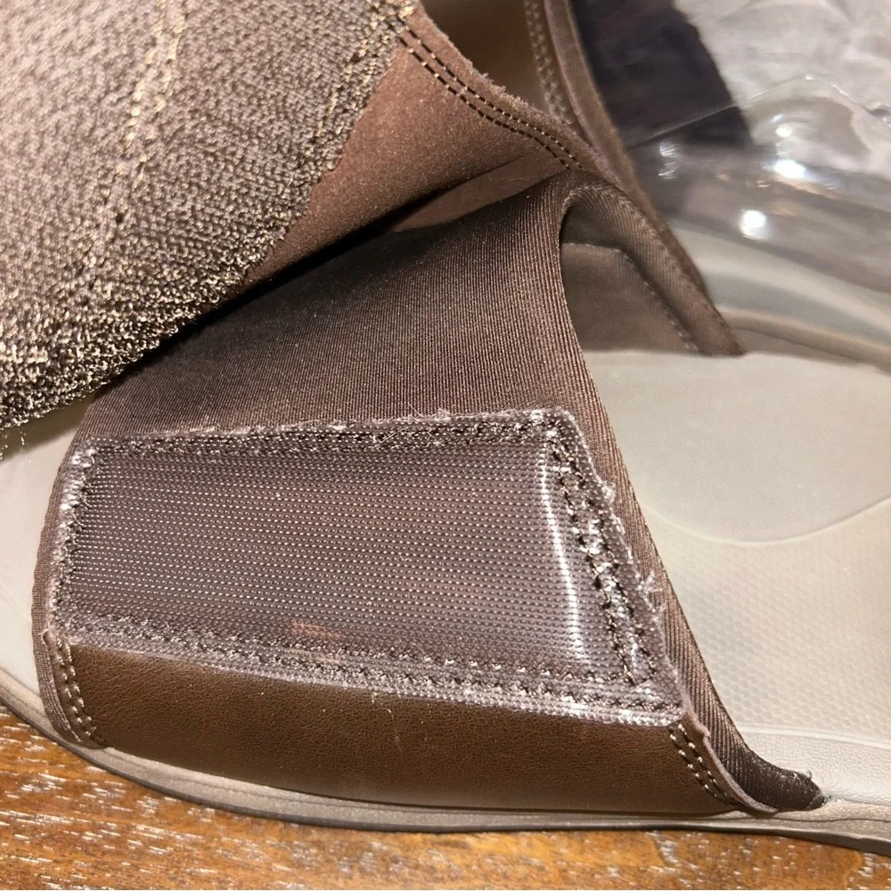 Vionic Brown Slide Sandals - Picture 6 of 10